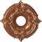 Ekena Millwork Attica PVC Ceiling Medallion (Fits Canopies up to 5"), Bright Coat Copper, 13"OD x 3 1/2"ID x 3/4"P CMP13ATBCO - alternate 1
